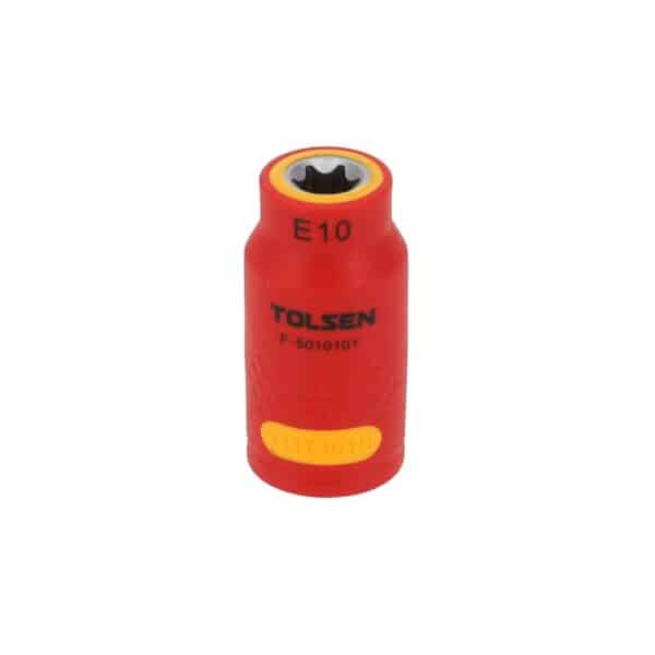 VDE Line Geïsoleerde Dopsleutel 3/8″ E10 - Externe Torx