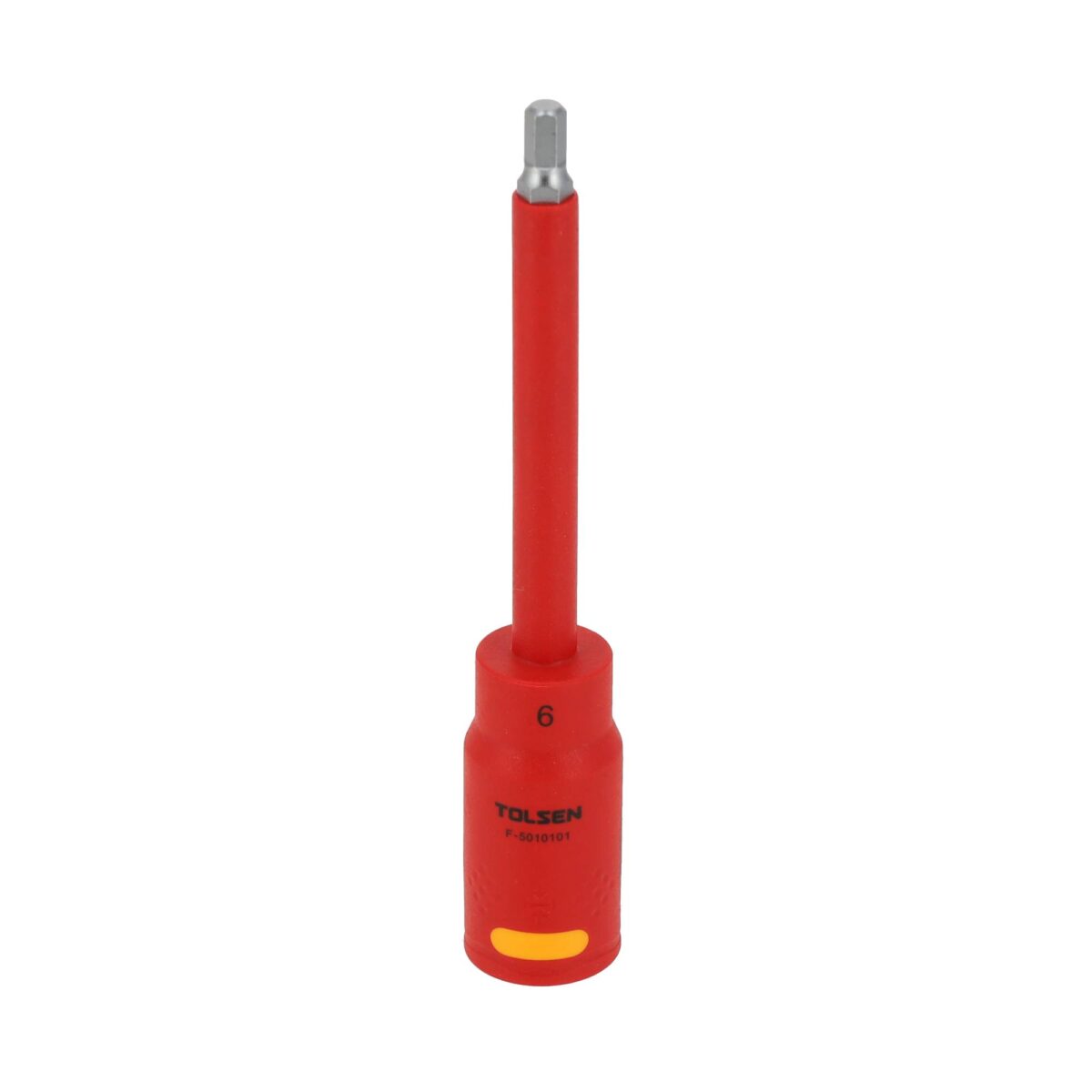 VDE Line Geïsoleerde Lange Dopsleutel 1/2″ Hex 6 x 157 mm - Afbeelding 1