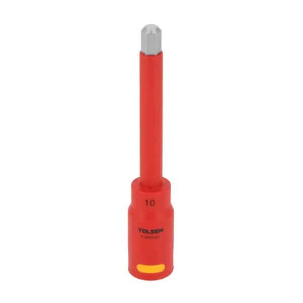 VDE Line Geïsoleerde Lange Dopsleutel 1/2″ Hex 10 x 157 mm