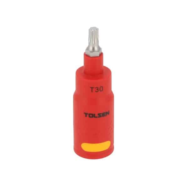 VDE Line Geïsoleerde Torx Dopsleutel 3/8″ T30 x 75 mm