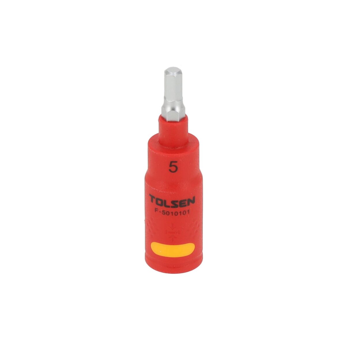 VDE Line Geïsoleerde Dopsleutel 1/4″ Hex 5 mm x 66 mm - Afbeelding 1