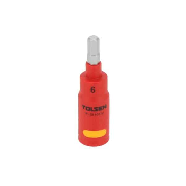 VDE Line Geïsoleerde Dopsleutel 1/4″ Hex 6 mm x 66 mm