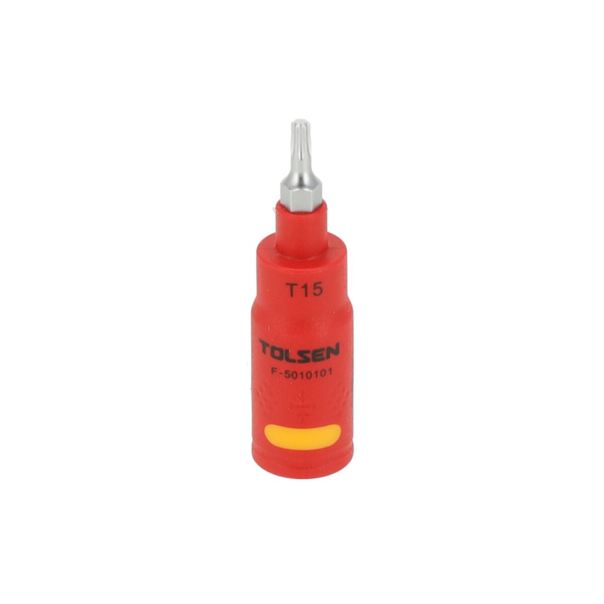 VDE Line Injectie-geïsoleerde 2-component Torx bitdop T15 – 1/4" - Afbeelding 1
