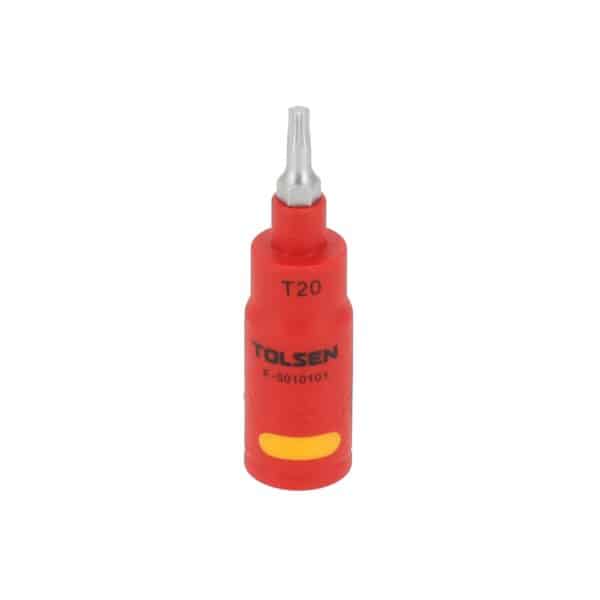 VDE Line Injectie-geïsoleerde 2-component Torx bitdop T20 – 1/4"