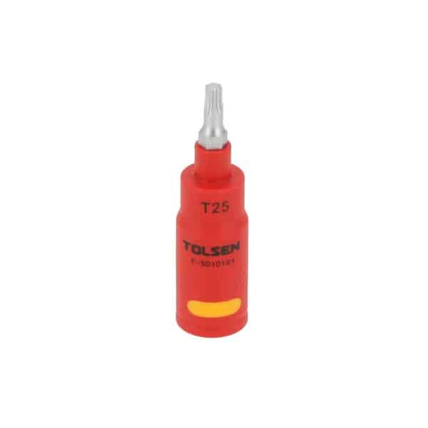 VDE Line Injectie-geïsoleerde 2-component Torx bitdop T25 – 1/4"