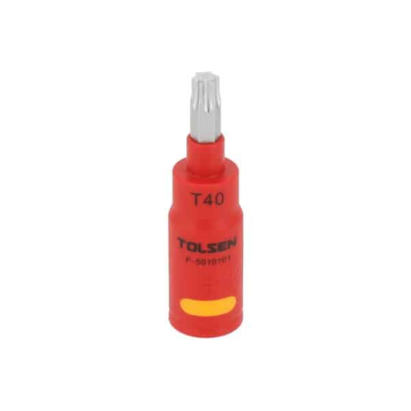 VDE Line Injectie-geïsoleerde 2-component Torx bitdop T40 – 1/4"