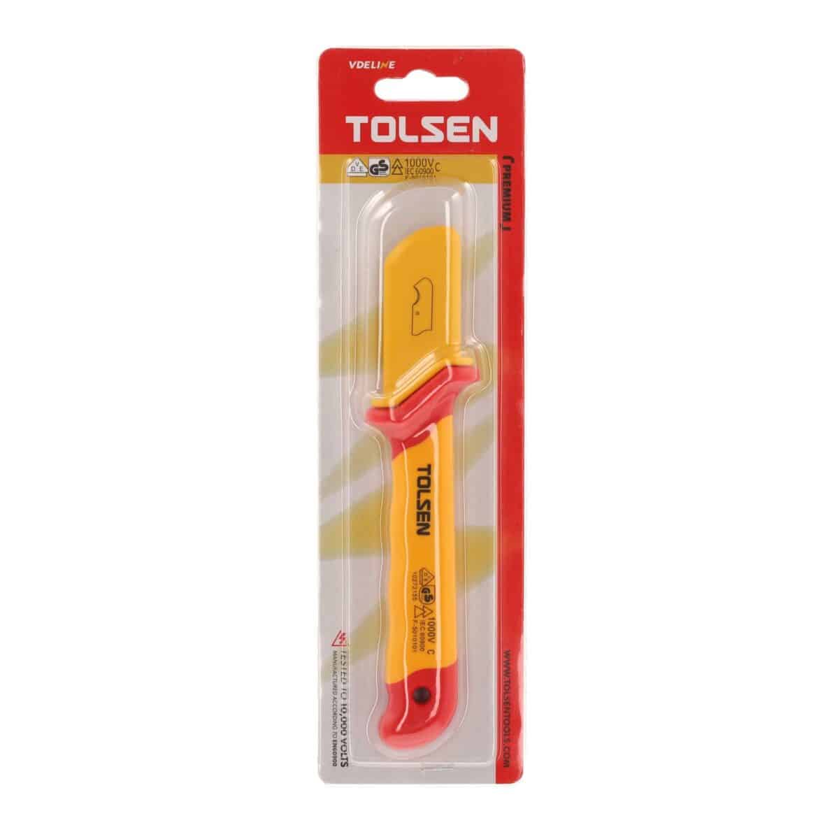 VDE Line Injectie-Geïsoleerd Kabelmes met Semicirkel-Lemmet 28×155 mm - Afbeelding 4