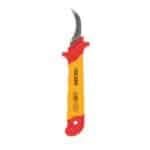 VDE Line Injectie-Geïsoleerd Kabelmes met Lange Haak 50×180 mm - Afbeelding 2