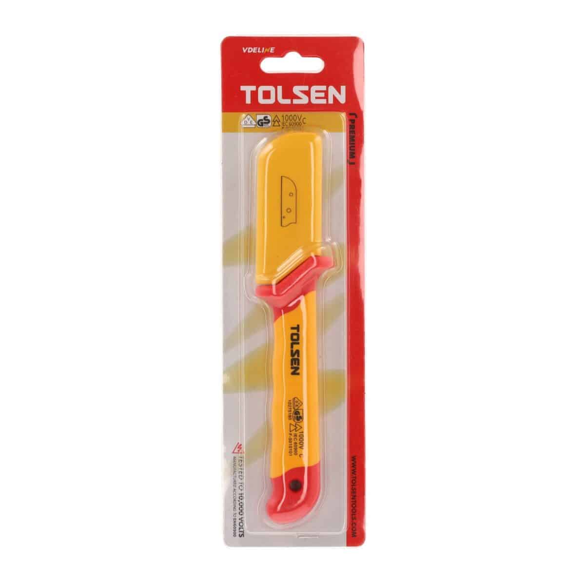 VDE Line Injectie-Geïsoleerd Kabelmes met Beschermkap 50×180 mm - Afbeelding 4