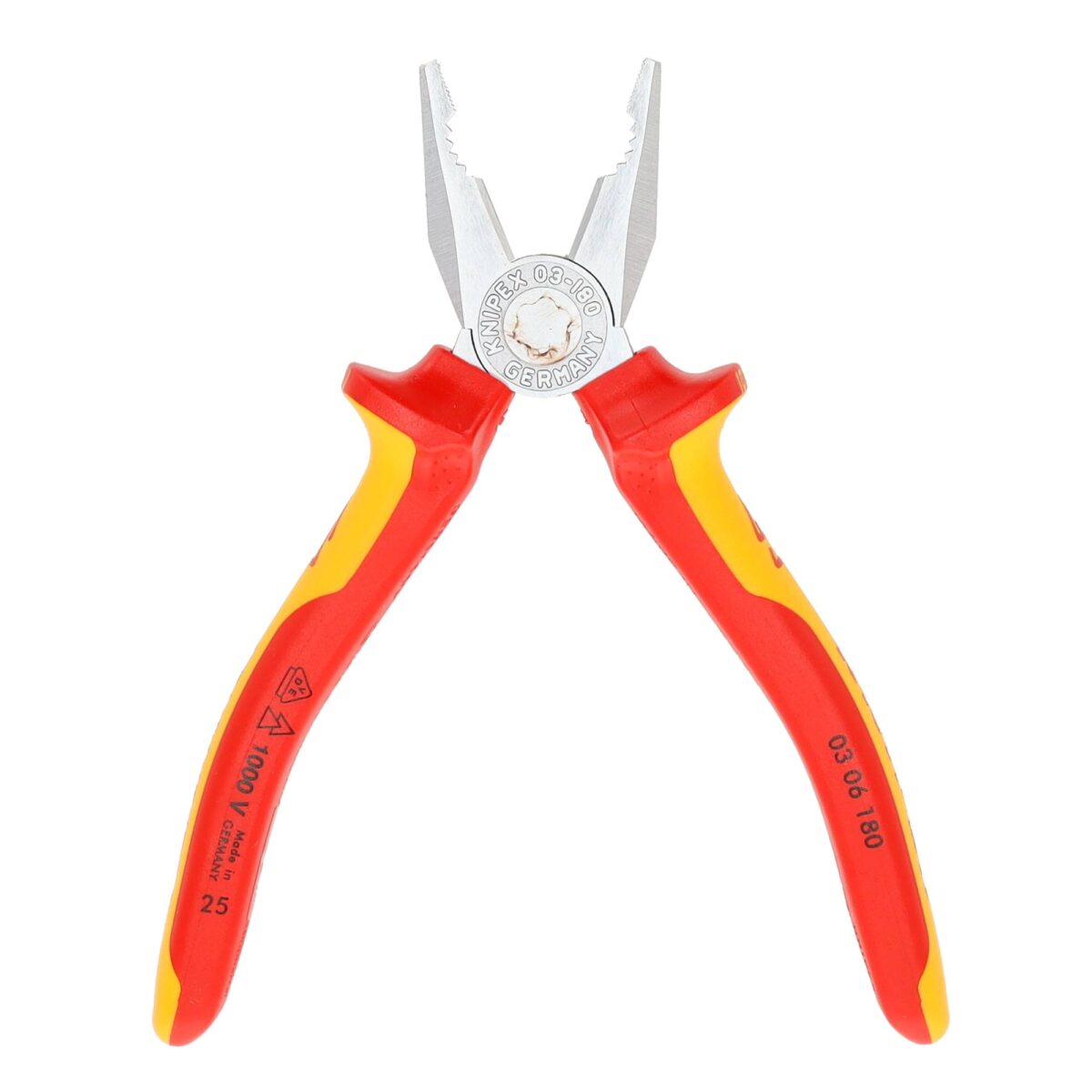 Knipex VDE Geïsoleerde Combinatietang 180 mm - Verchroomd met Meer-Componenten Grepen - Afbeelding 4