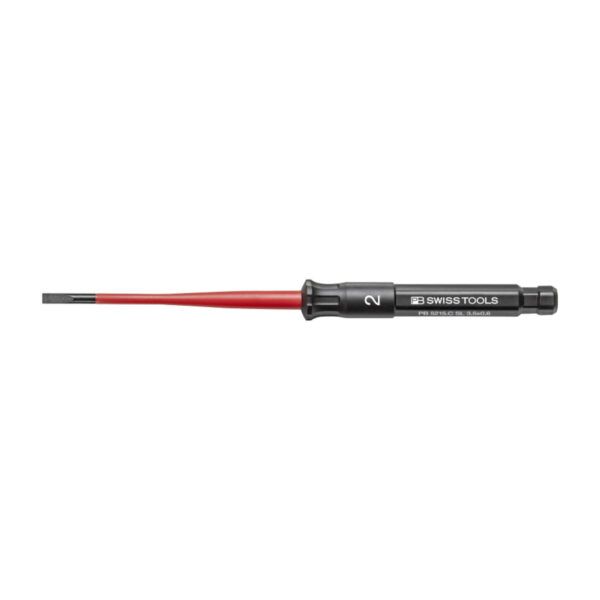 PB Swiss Tools VDE Geïsoleerde Sleufschroevendraaier Wisselkling 3.5 x 165 mm – Slim Design