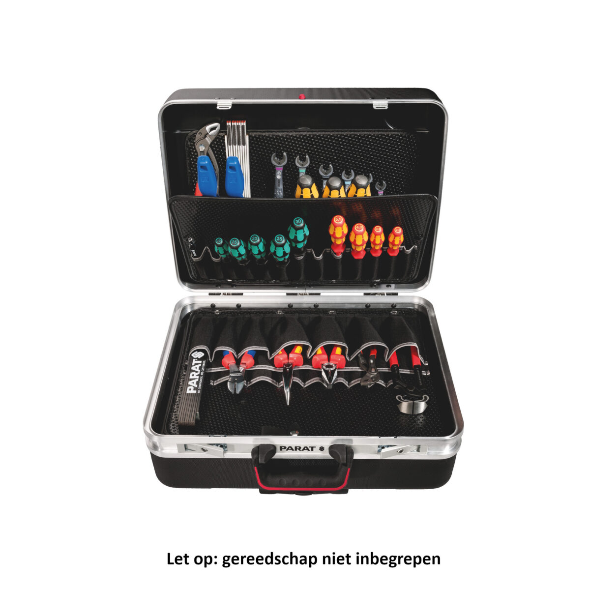 Parat Gereedschapskoffer 400x250x490 mm ROLL Silver X-ABS Rolbaar | ca. 50 gereedschappen - Afbeelding 5