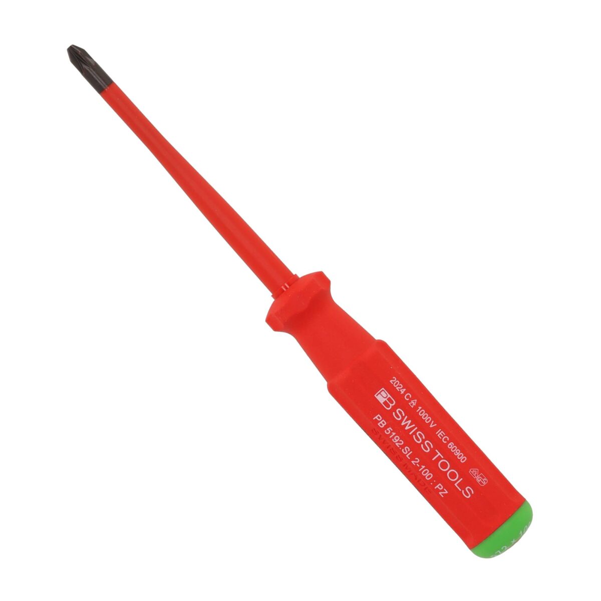 PB Swiss Tools 5192 VDE Pozidriv Schroevendraaier PZ2 × 205 mm – kling 100 mm - Afbeelding 1