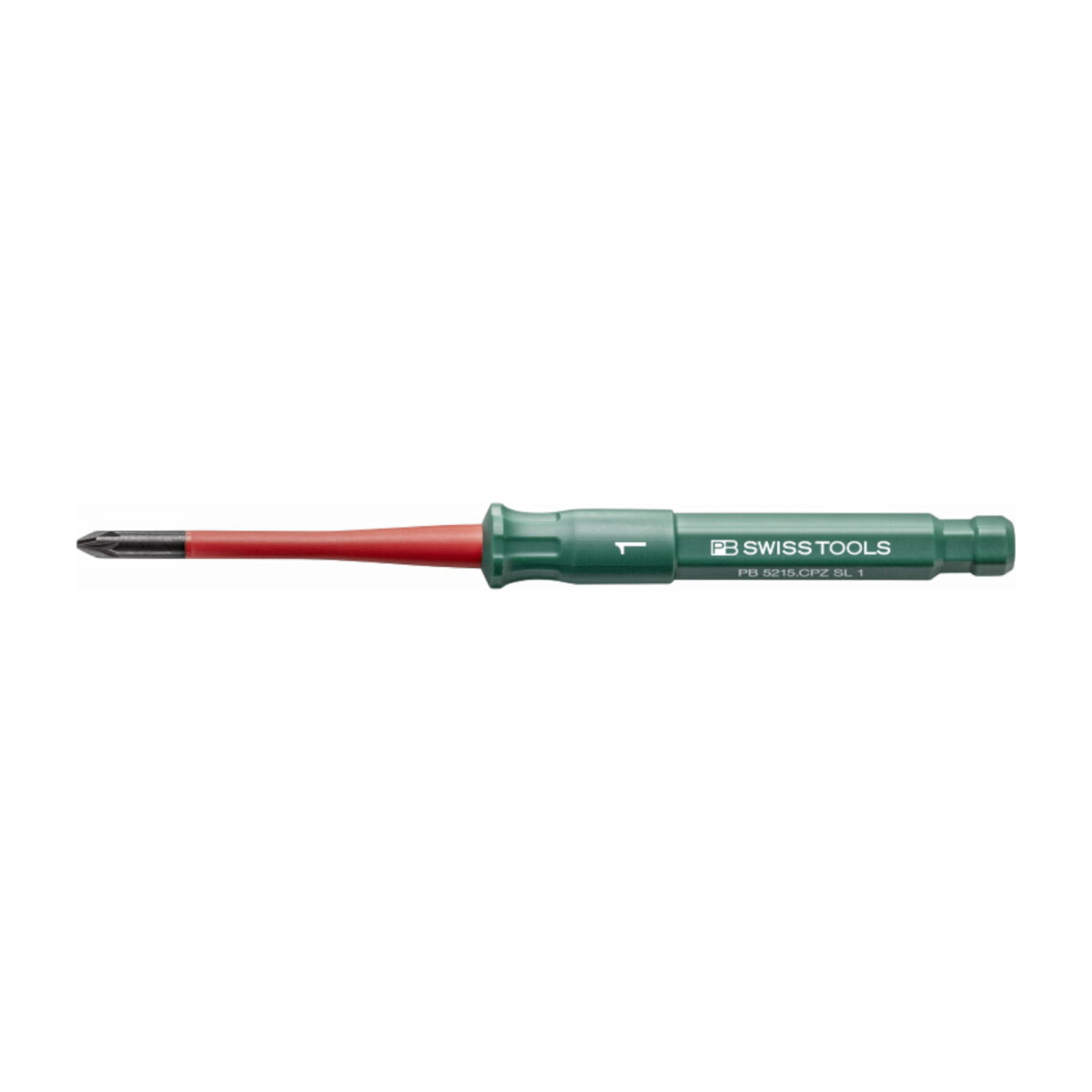 PB Swiss Tools VDE Geïsoleerde Kruiskopschroevendraaier Wisselkling PZ/FL1 145 mm – Slim Design - Afbeelding 1