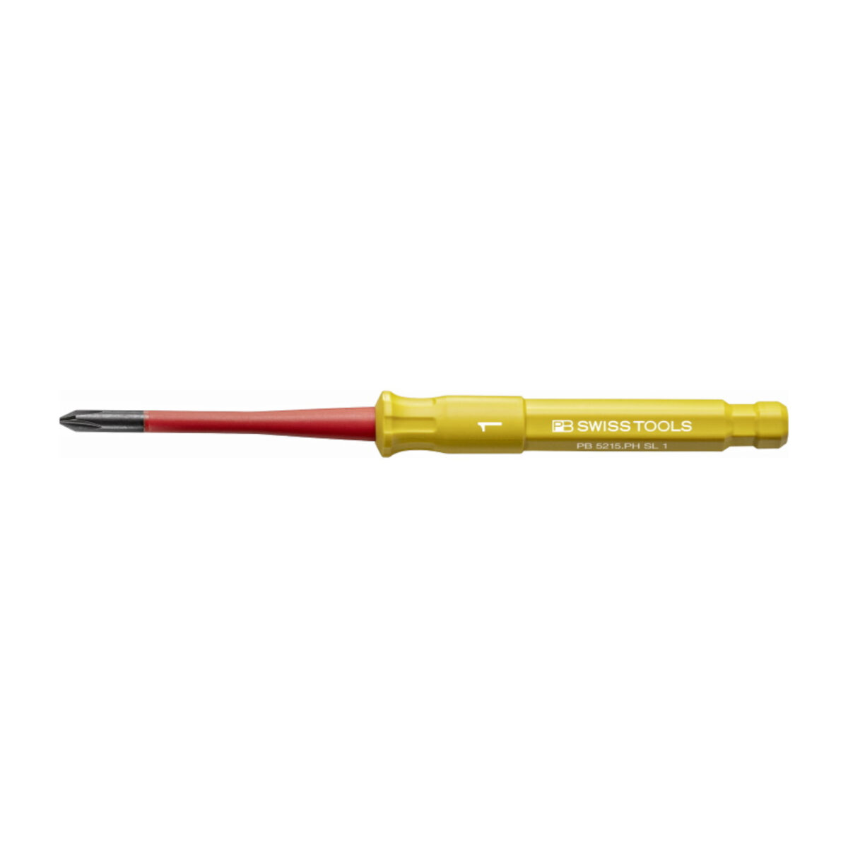 PB Swiss Tools VDE Geïsoleerde Kruiskopschroevendraaier Wisselkling PH1 x 145 mm – Slim Design - Afbeelding 1