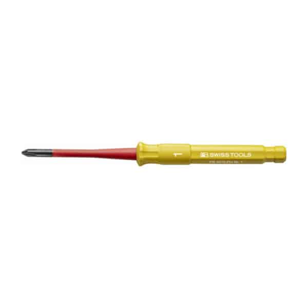 PB Swiss Tools VDE Geïsoleerde Kruiskopschroevendraaier Wisselkling PH1 x 145 mm – Slim Design