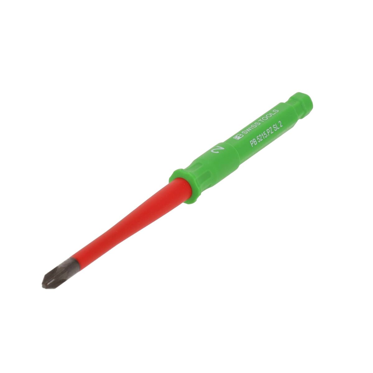 PB Swiss Tools VDE Geïsoleerde Kruiskopschroevendraaier Wisselkling PZ2 x 165 mm – Slim Design - Afbeelding 4