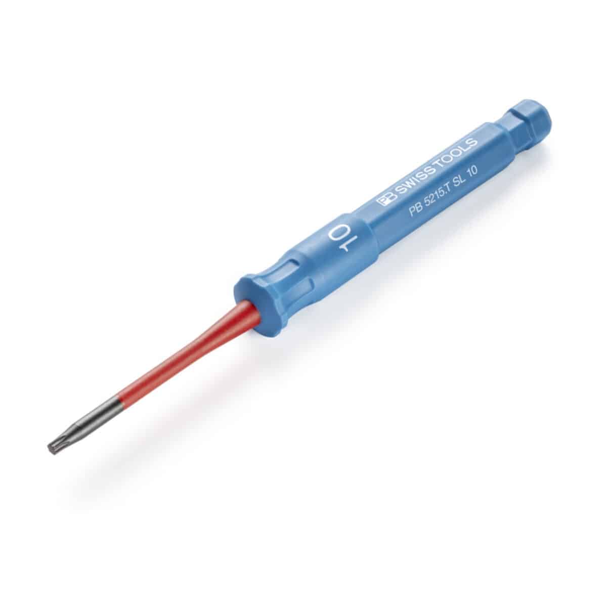 PB Swiss Tools VDE Geïsoleerde Torxschroevendraaier Wisselkling T10 x 135 mm – Slim Design - Afbeelding 2