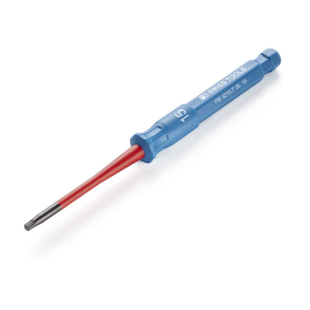 PB Swiss Tools VDE Geïsoleerde Torxschroevendraaier Wisselkling T15 x 145 mm – Slim Design - Afbeelding 2