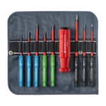 PB Swiss Tools VDE Geïsoleerde Slim Schroevendraaierset 9-delig | Sleuf, Pozidriv & Torx