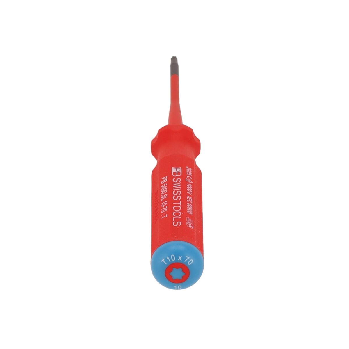 PB Swiss Tools VDE Geïsoleerde Torx Schroevendraaier T10 x 70 mm – Slim Design - Afbeelding 4