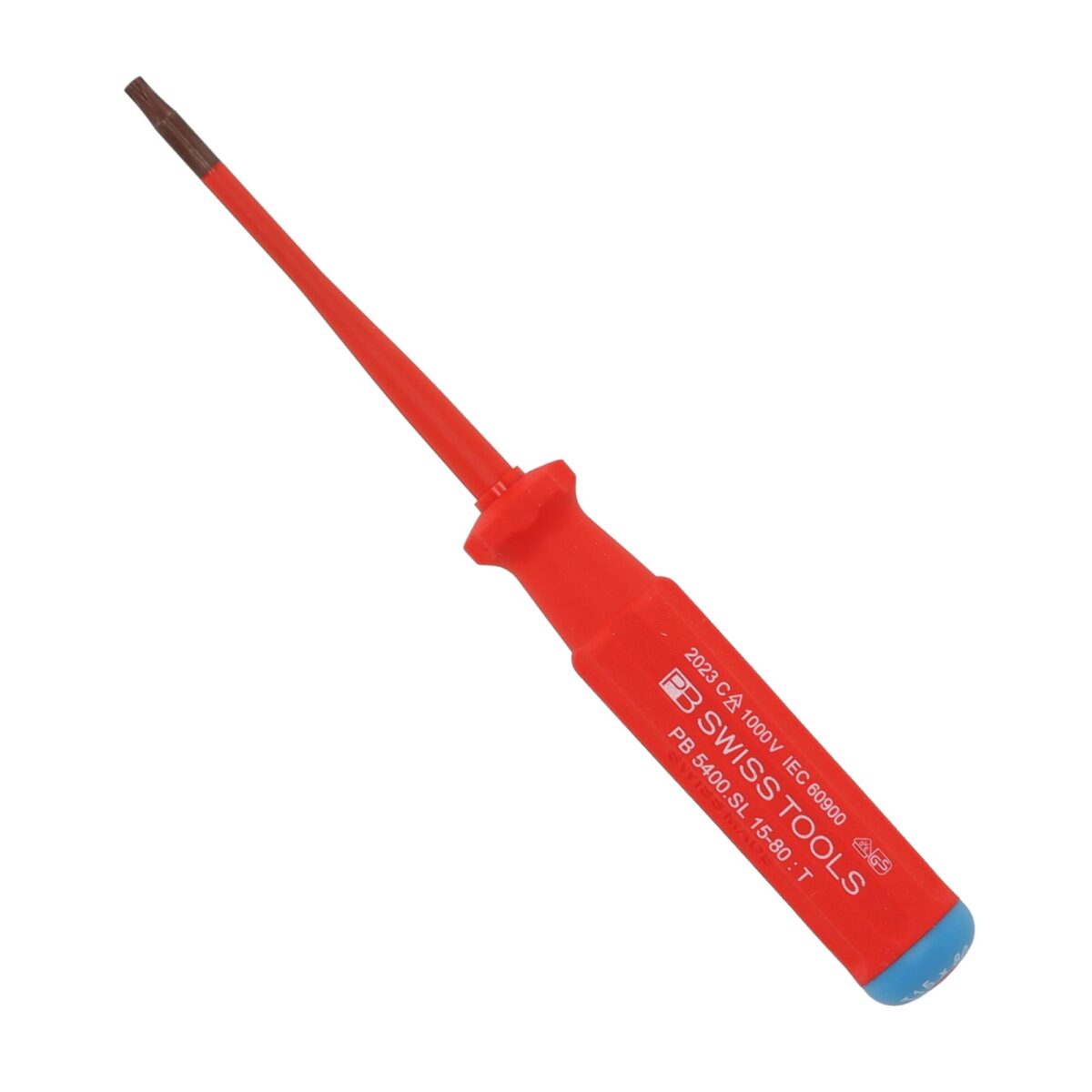 PB Swiss Tools VDE Geïsoleerde Torx Schroevendraaier T15 x 80 mm – Slim Design - Afbeelding 1