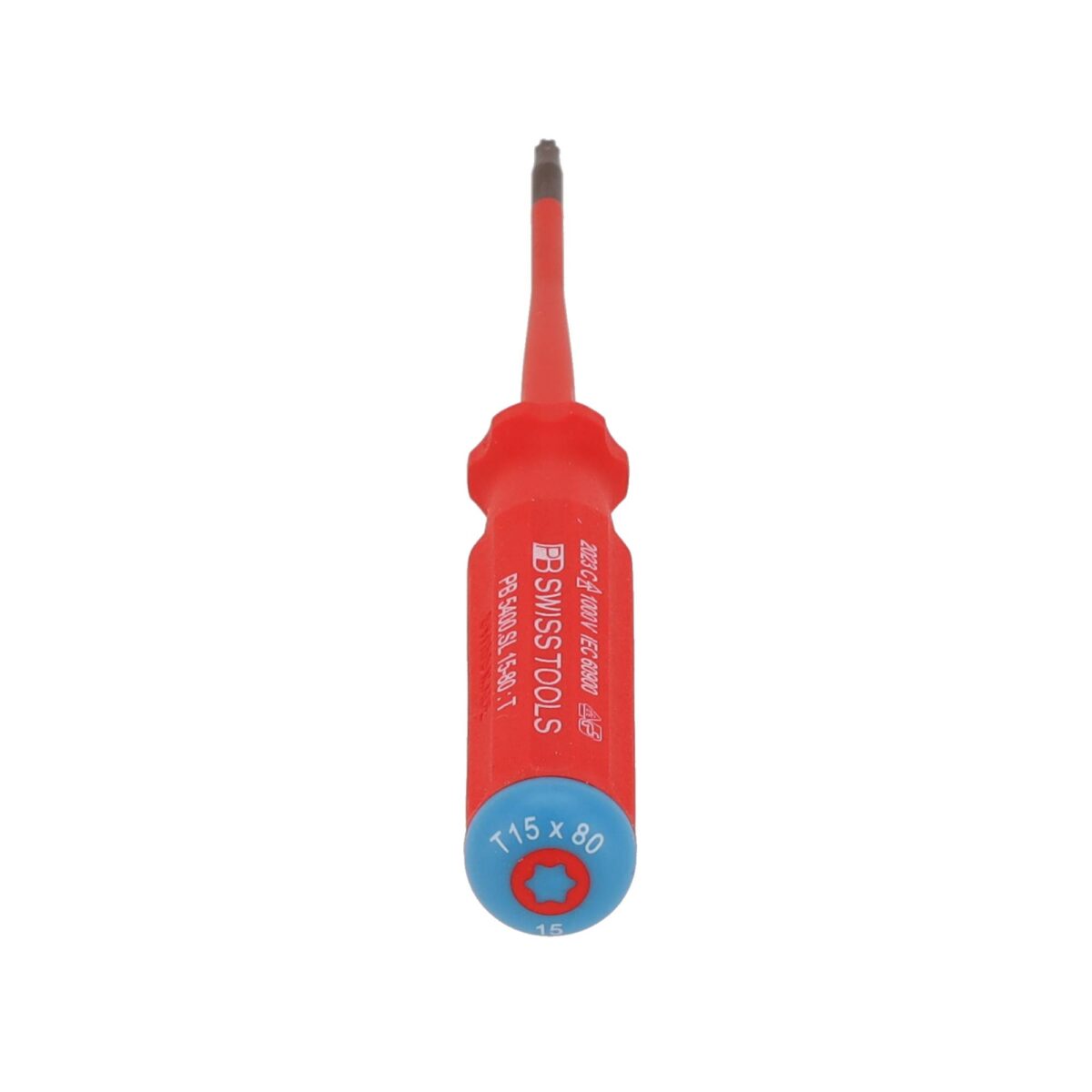 PB Swiss Tools VDE Geïsoleerde Torx Schroevendraaier T15 x 80 mm – Slim Design - Afbeelding 4