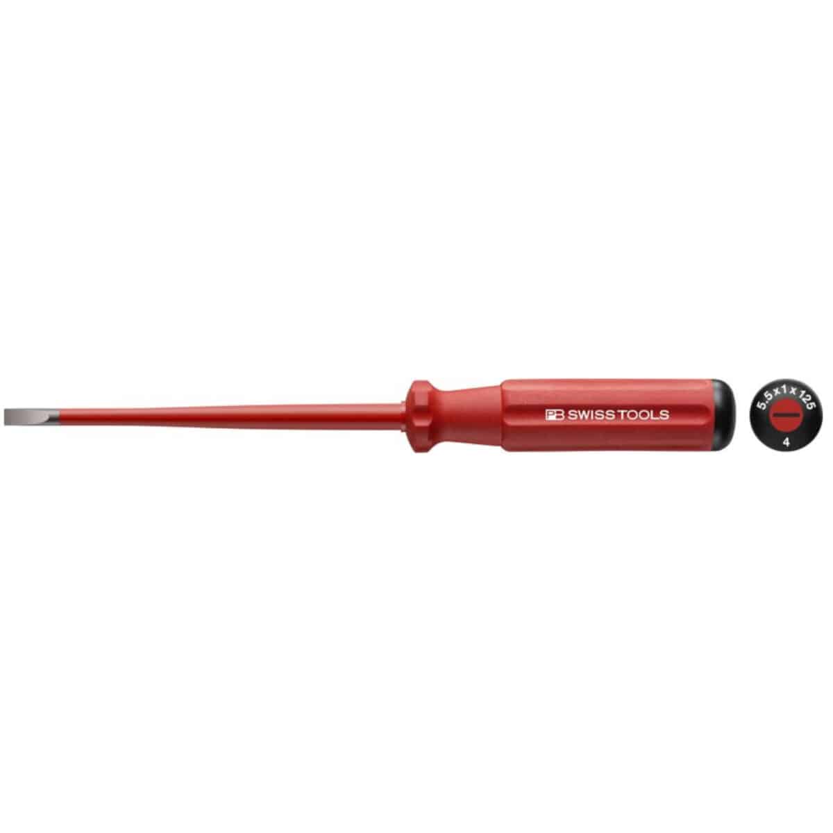 PB Swiss Tools 5100.SL VDE Slim Sleufschroevendraaier 6,5 x 1,2 x 270 mm – kling 150 mm - Afbeelding 1