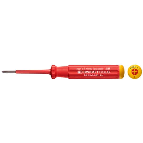PB Swiss Tools 5190 VDE Phillips Schroevendraaier PH3 × 270 mm – kling 150 mm