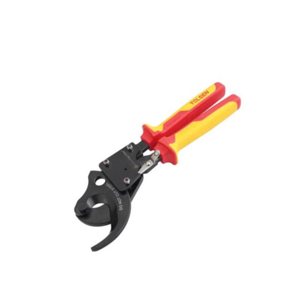 VDE Line Geïsoleerde Kabelsnijder 240 mm – Ø32 mm – Ratelmechanisme – Voor Meerdraads Koper & Aluminiumkabels
