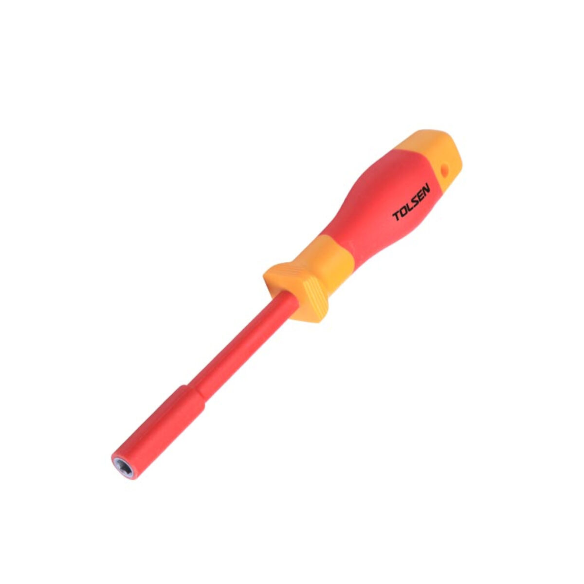VDE Line Geïsoleerde Bitschroevendraaier 1/4" x 100 mm – Magnetisch - Afbeelding 1