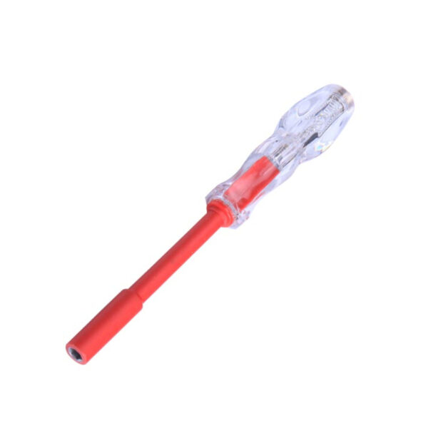 VDE Line Geïsoleerde Bitschroevendraaier 1/4" x 105 mm – Met Spanningstester 100-500 V - 2-in-1 - Magnetisch