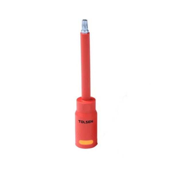 VDE Line Geïsoleerde Lange Torx Dopsleutel 1/2″ T55 x 157 mm